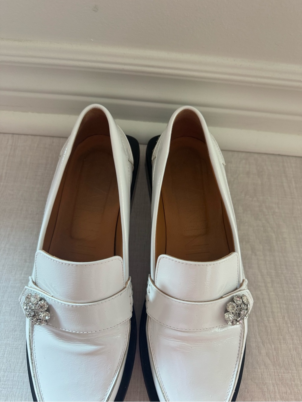 GANNI Jewel Patent Leather Loafers - Picture 2 of 5